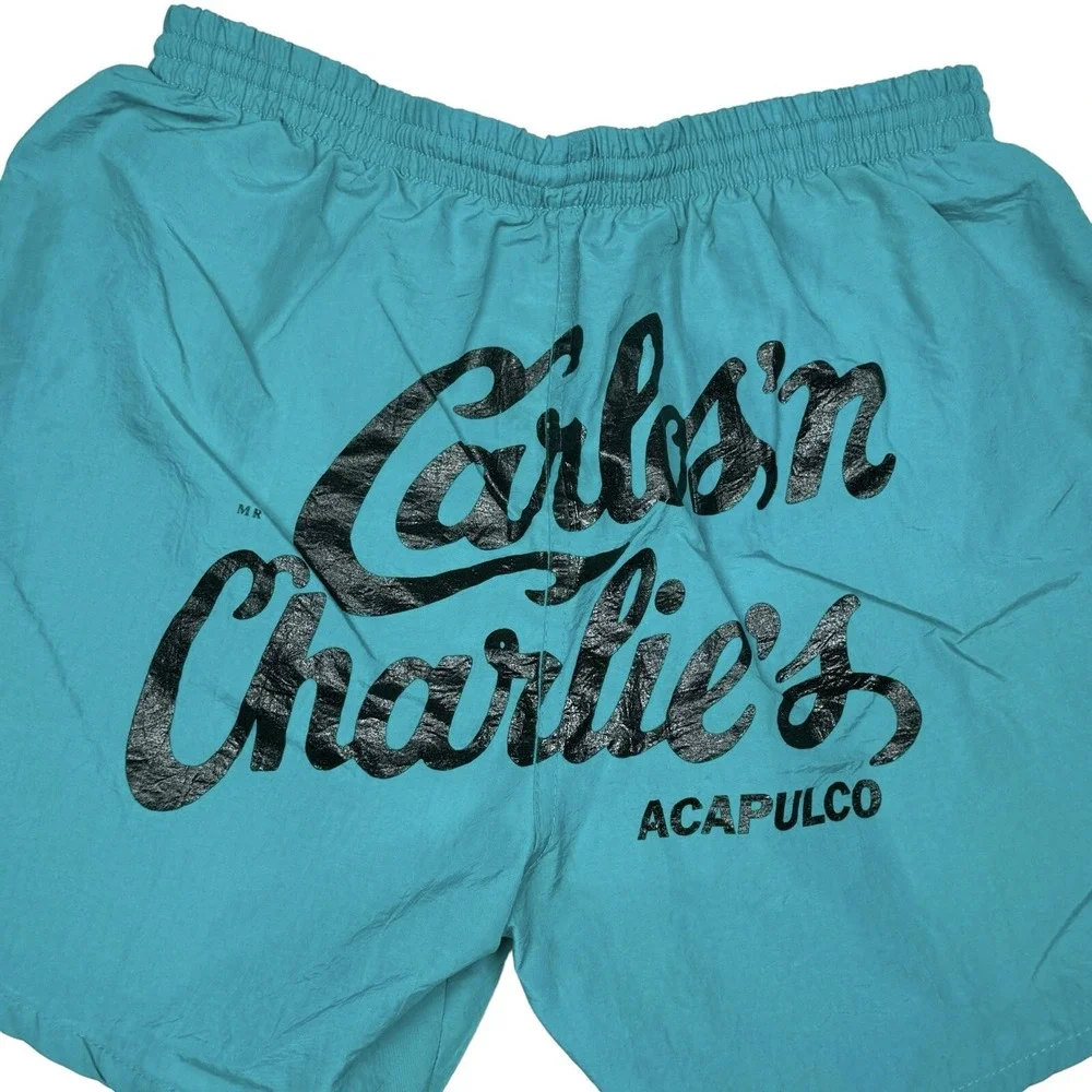 Vintage Carlos 'N Charlie's Mexico Cozumel Keith Haring Swim Shorts - Size Small